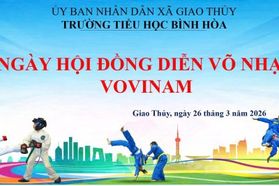 Rực lửa tinh thần thượng võ tại trường Tiểu học Bình Hòa