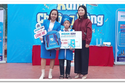 Bùng nổ không khí sôi động: Học sinh trường Tiểu học Bình Hòa tham gia Rung chuông vàng cùng Ocean Edu